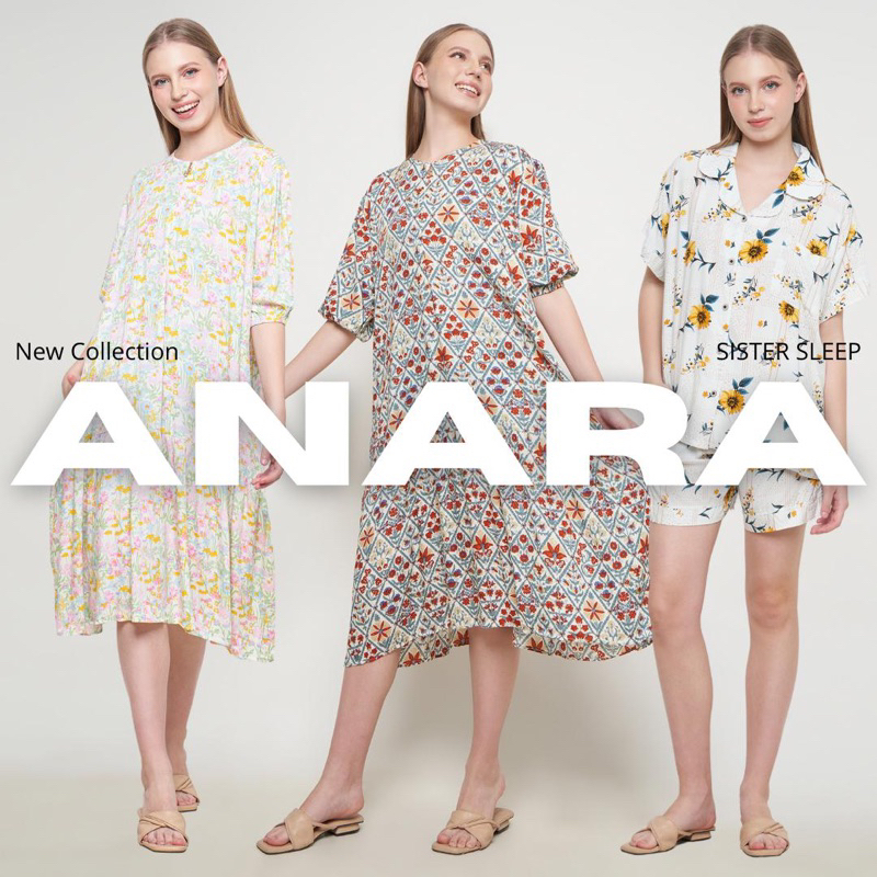 ANARA SERIES (SHORT PAJAMAS & SHORT DRESS)