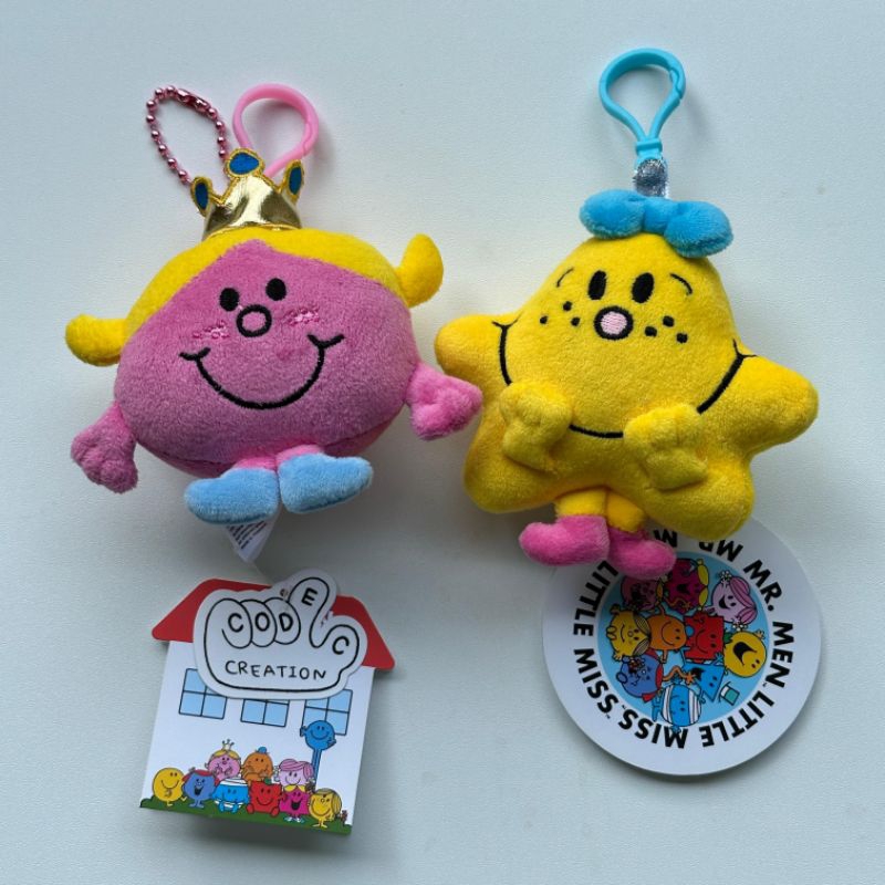 Mr Men Little Miss พวงกุญแจตุ๊กตากระเป๋า Charm Original Codec Creation