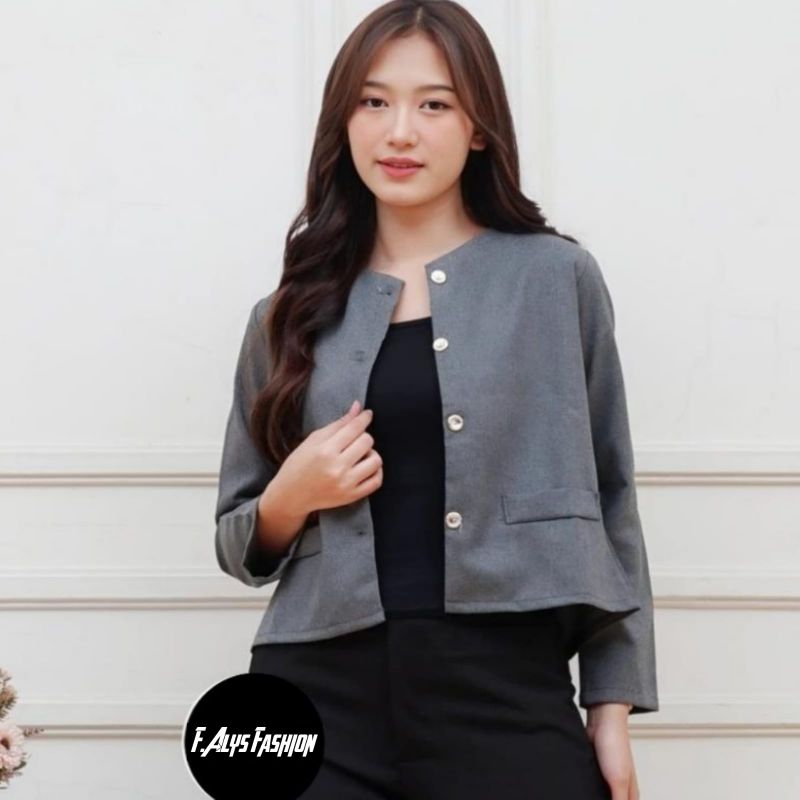 NEW PRODUCT Womens Outer Blazer / เสื้อครอปผู้หญิงด้านนอก / เสื้อครอปเกาหลี