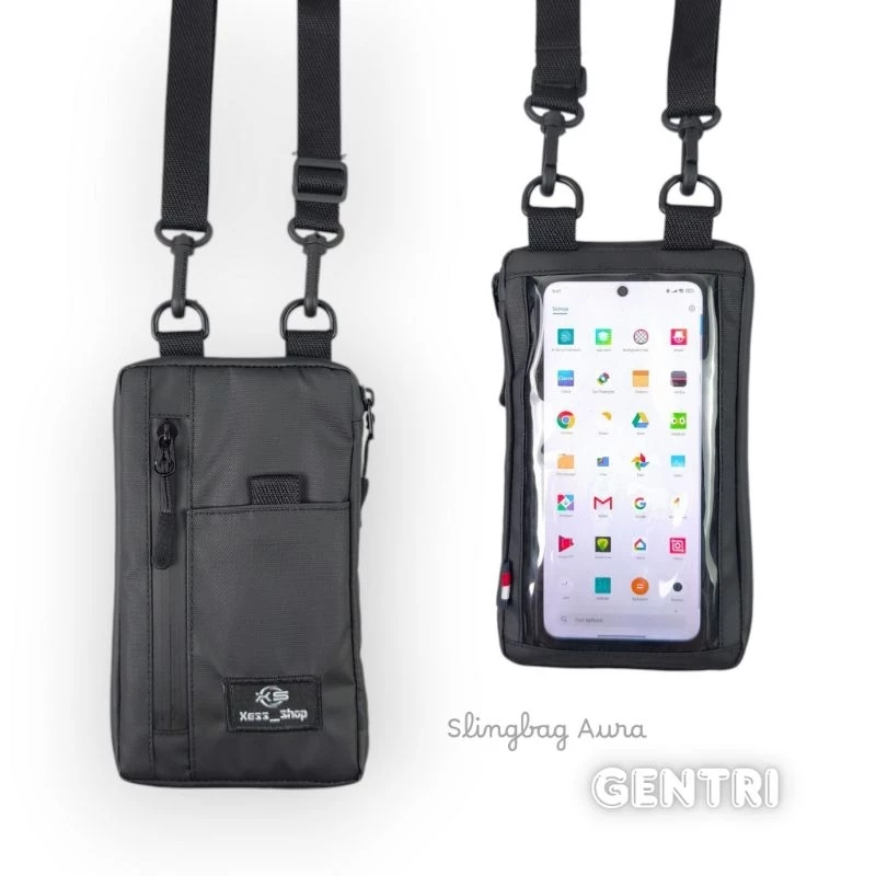 HP Aura Gentri Premium กันน้ํา Mini Hanging Walet Sling Bag สําหรับผู้ชายและผู้หญิง