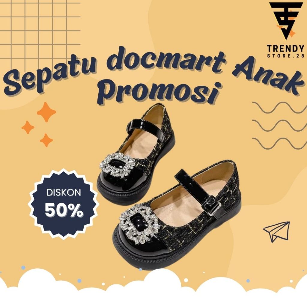 READY DOCMART รองเท้า LATEST MODEL DOCMART สําหรับเด็กผู้หญิงเริ่มจาก AGES 3-10 ปีรองเท้า ARE VERY S