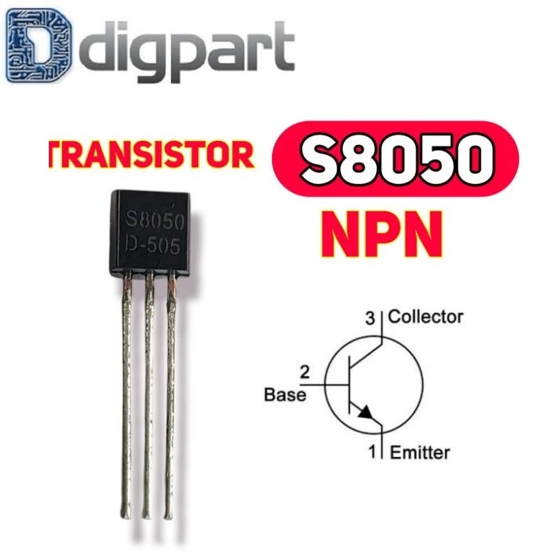 ทรานซิสเตอร์ S8050 S8050D 8050 D331 NPN TO92