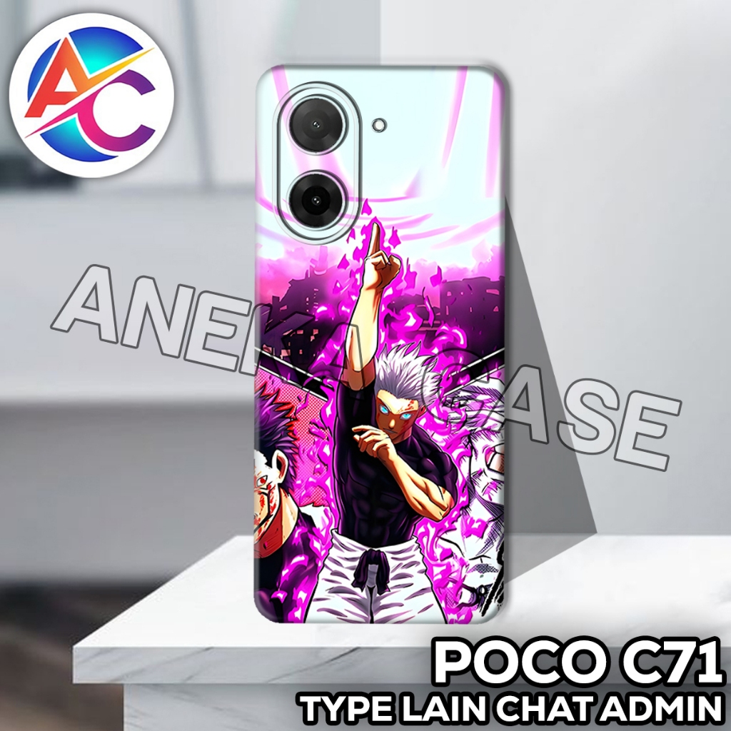 AC2/Case Poco C71/Motif ANIME/softcase Poco C71/casing Poco C71/silicone Poco C71