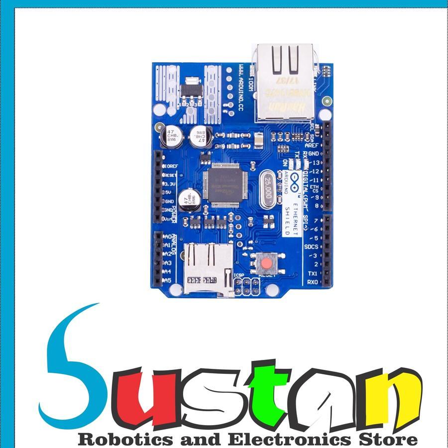 Ethernet Shield W5100 R3 โมดูลบอร์ดเครือข่ายสําหรับ Arduino W 5100