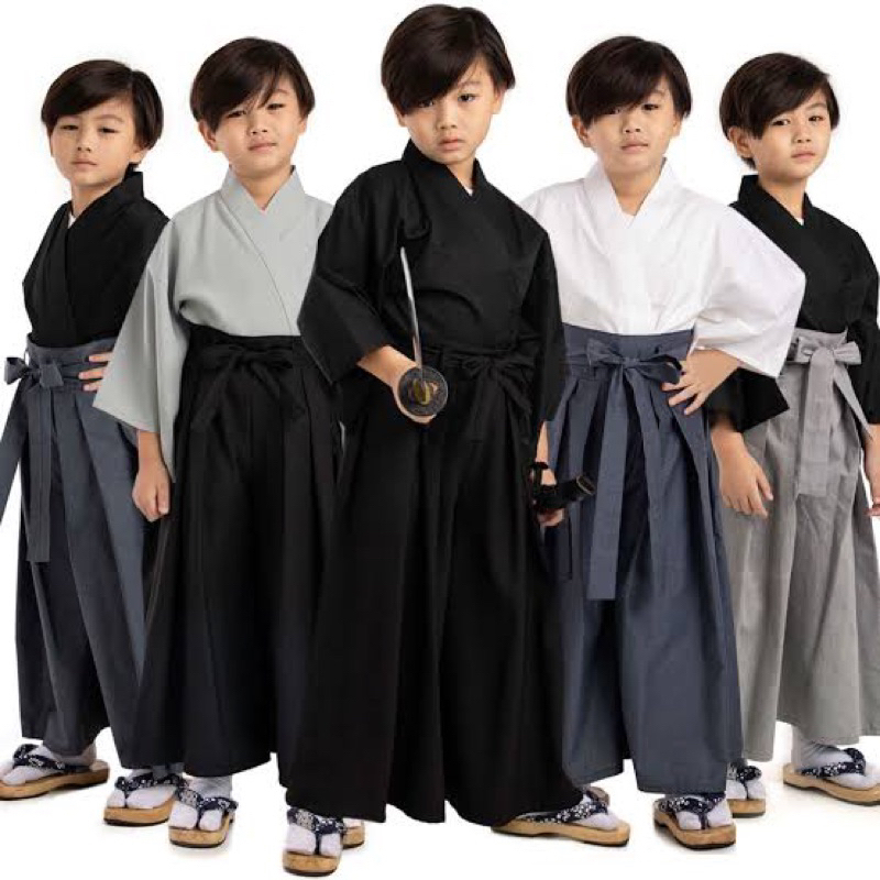 YUKATA HAKAMA KIMONO สําหรับผู้ชายและผู้หญิงรุ่นกางเกงคอสเพลย์ญี่ปุ่น