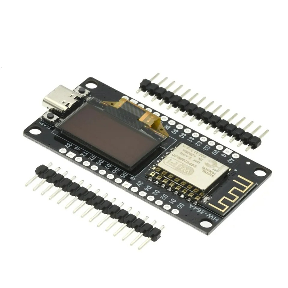 Nodemcu WiFi ESP8266 บอร์ดพัฒนา 0.96 นิ้ว OLED type-C สําหรับ Arduino