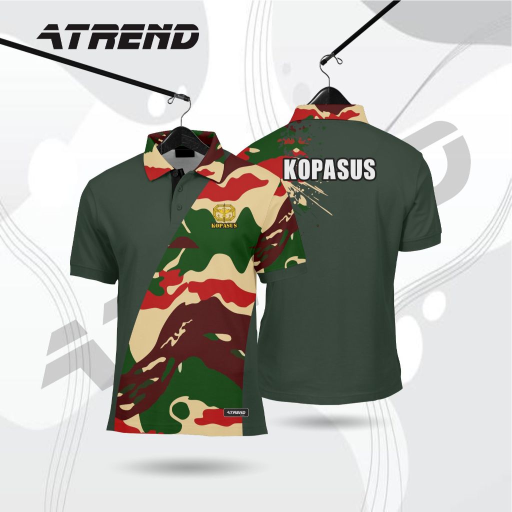 ATREND AT087 KOPASUS DRY-FIT COLLAR เสื้อยืด // MENS CASUAL // SPORTS POLO SHIRT // MENS JERSEY