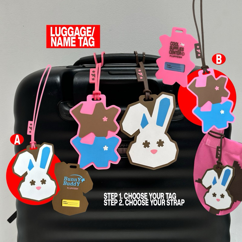 FLUFFEISH - LUGGAGE TAG / NAME TAG