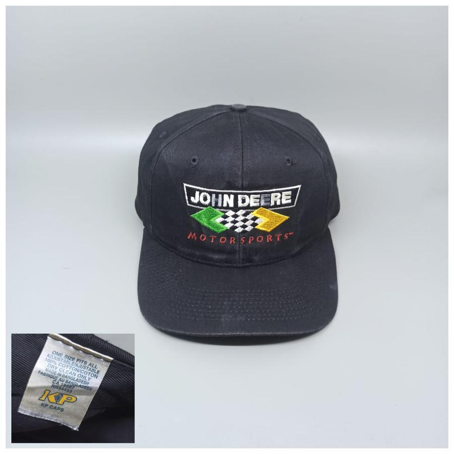 John Deere Motorsport Cap Vintage 90s Second Preloved Original 194