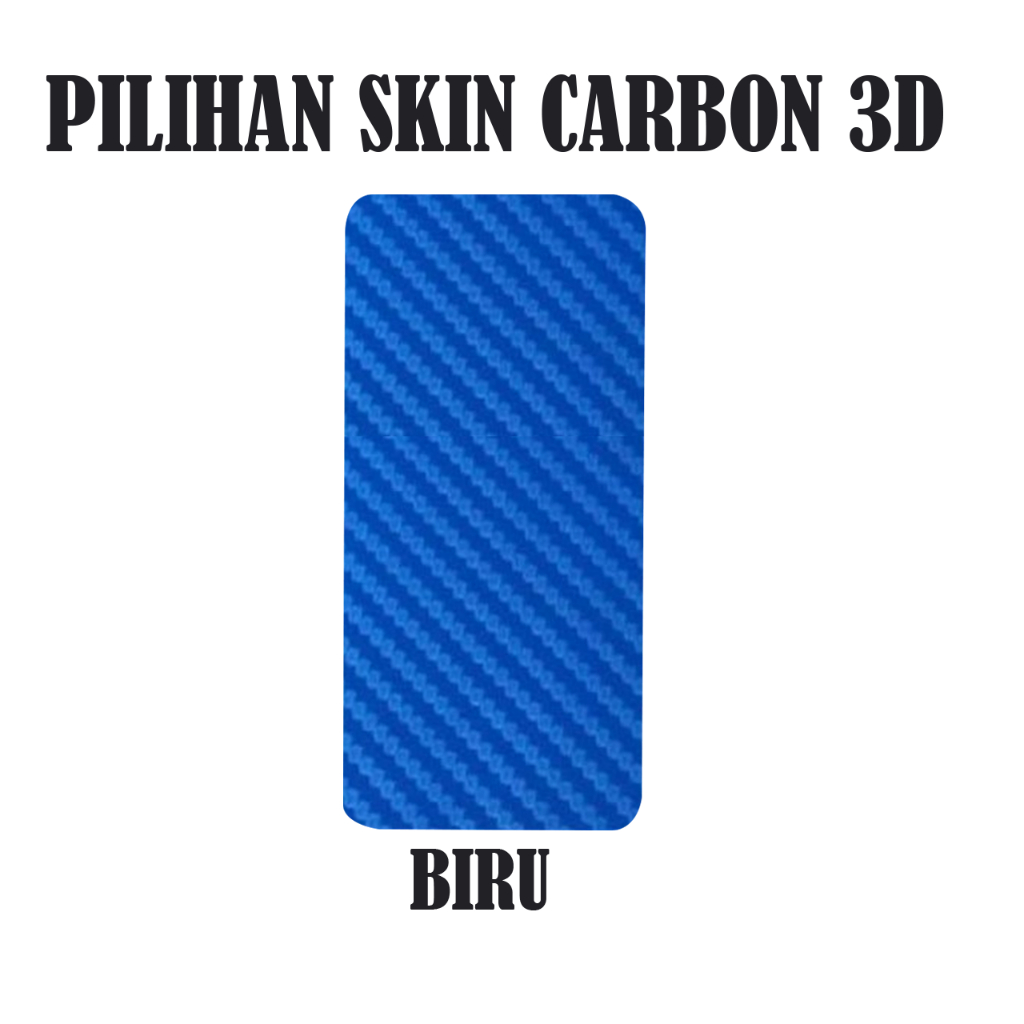 GARSKIN CARBON BLUE INFINIX HOT 5O PRO 50 PRO PLUS SKIN PROTECTOR สีดํา
