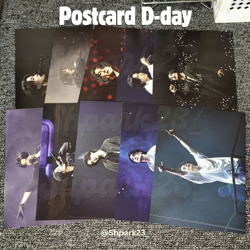 [อ่านคําอธิบาย] POSTACARD SUGA D-DAY OFFICIAL