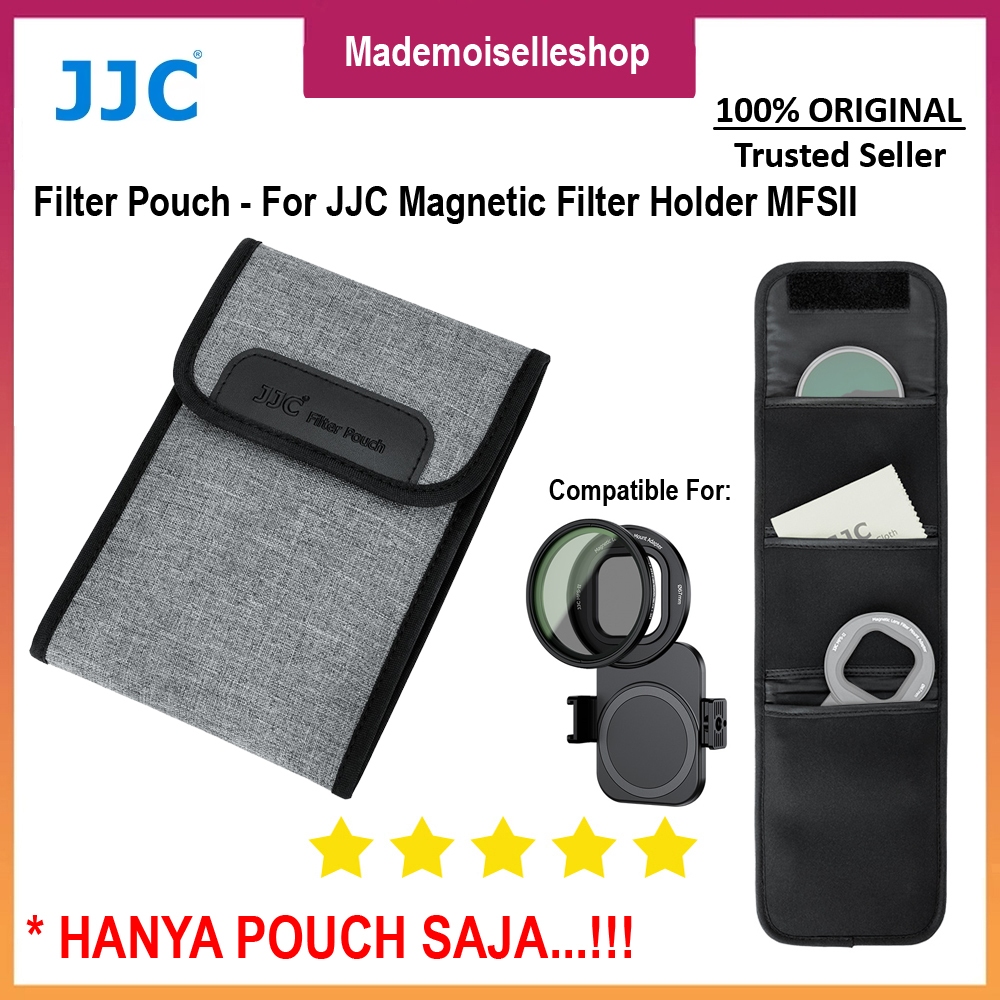 JJC Filter Case - Filter Pouch FP-MFSII Grey - Filter Case for JJC Magnetic Filter Adapter + 2 ตัวกร
