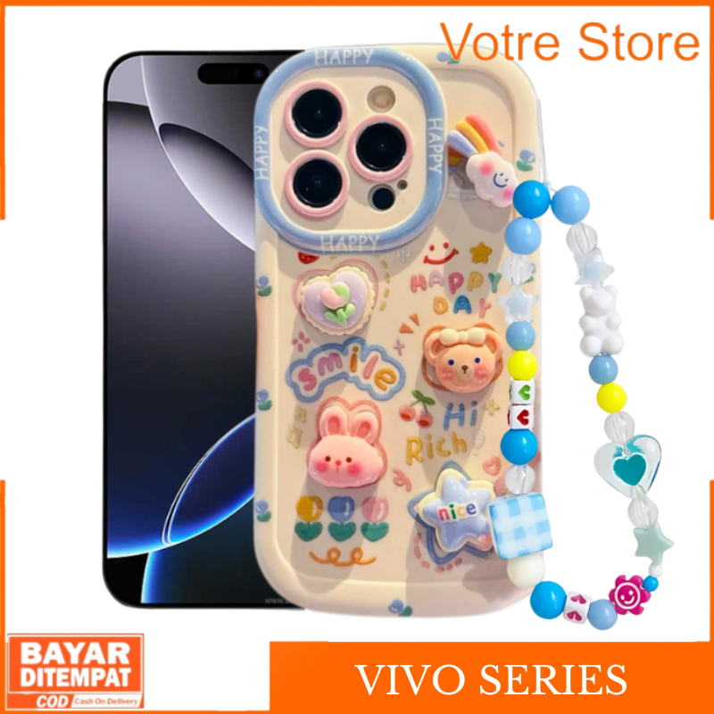 Vivo Y28 Y21 Y21A Y21E Y21S Y21T Y32 Y33T Y33S Y12 Y15 Y17 Y17S Y20 Y20S Y12S Y03 Y18 Casing 3D Prem