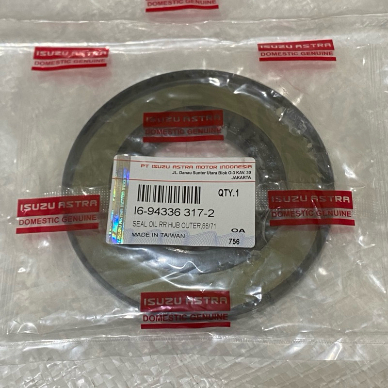 ELF NKR71 I6-94336 317-2 OUTER REAR WHEEL HUB SEAL OIL RR HUB OTR NKR71