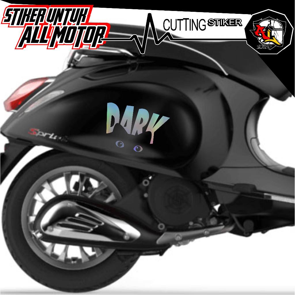สติ๊กเกอร์ตัดสําหรับรถจักรยานยนต์ทั้งหมด/DARK CAT STICKERS/557A/FAZIO LIST/LOGO STICKERS/MOTORCYCLE 