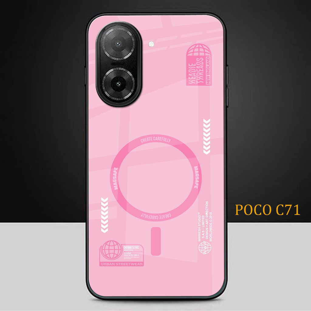 เคสโทรศัพท์กระจก HP Glitter สําหรับ POCO C71 - เคสโทรศัพท์ POCO C71 - K75