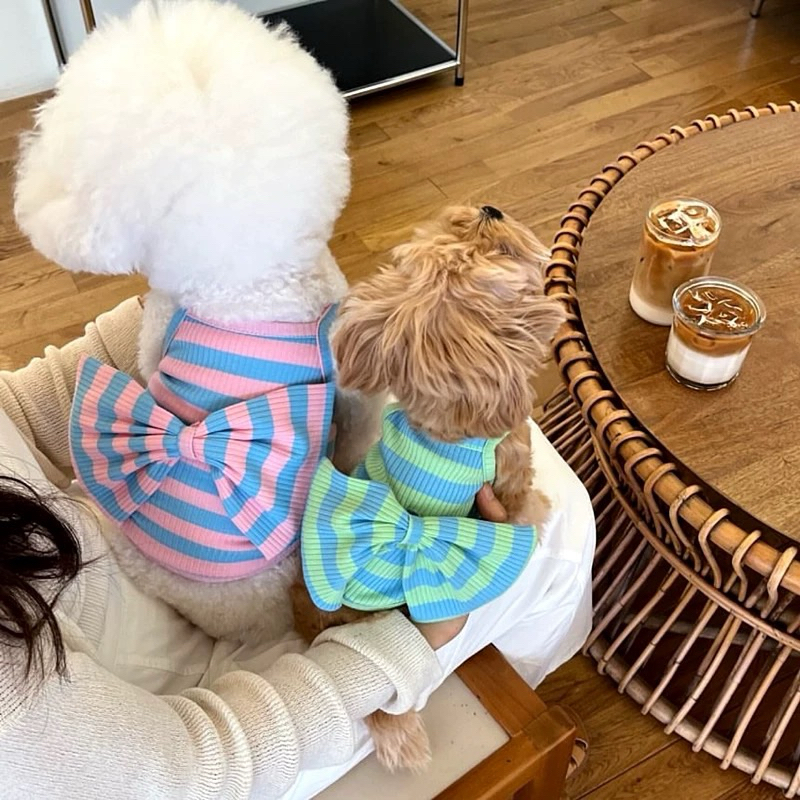 เสื้อกล้าม Onnie big ribbon korea (เสื้อผ้าสุนัขแมว)