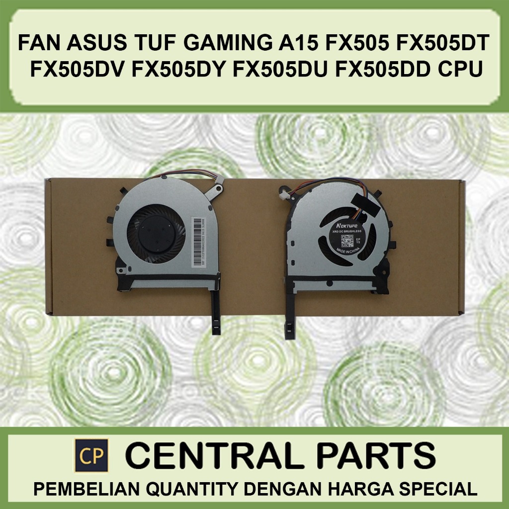 Asus Tuf Gaming a15 fx505 fx505dt fx505dv fx505dy fx505du fx505dd CPU พัดลมแล็ปท็อป
