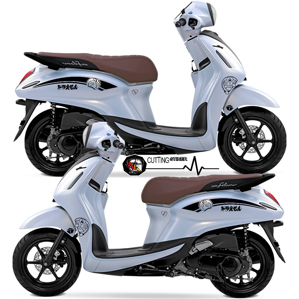 DORAEMON CUTTING STICKER/MOTORCYCLE STRIPING/563/MOTORCYCLE STICKER/CUTE CARTOON STRIPING/GRAND FILANO STRIPING ราคา ถูกที่สุด ดีลบีเคเค แกลเลอรีภาพที่ 5