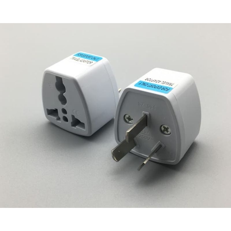 AEBDG AUSTRALIA PLUG ARGENTINA TRAVEL 3 FOOT PLUG ADAPTER - Type I อะแดปเตอร์ไฟฟ้าสามขา - เหมาะสําหร
