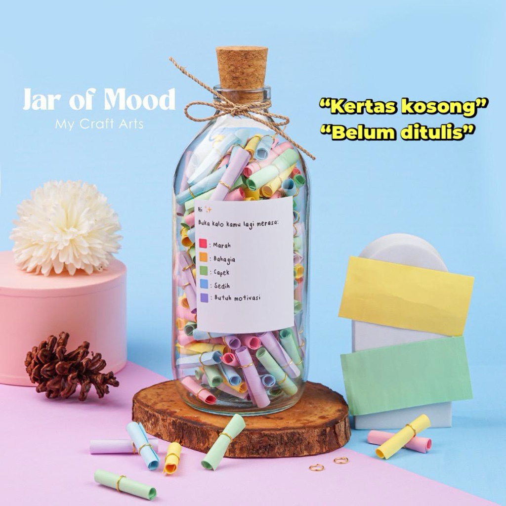 JAR OF MOOD ไม่ใช่ WRITTEN (OUT OF PAPER) / ของขวัญวันเกิดเฉพาะความงาม – My Craft Arts