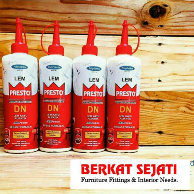 Presto DN GLUE WOOD Interior GLUE ALIPHATIC WOOD GLUE 600 กรัม