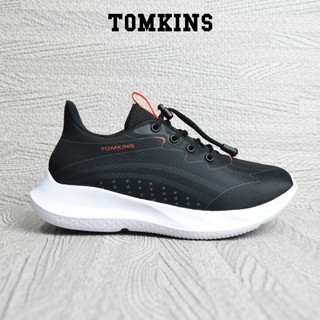 TOMKINS Daveed - Hitam Putih Sepatu Sekolah Anak Remaja