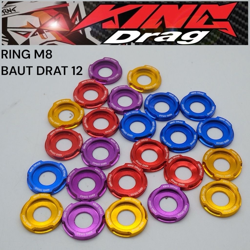 Monel แหวน v2 bolt m6 m8 m10 kingdrag อลูมิเนียมเต็ม cnc