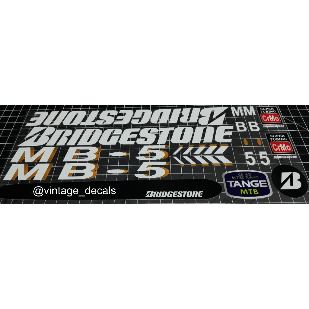 สติ๊กเกอร์ทดแทน Bridgestone MB-5 mb5