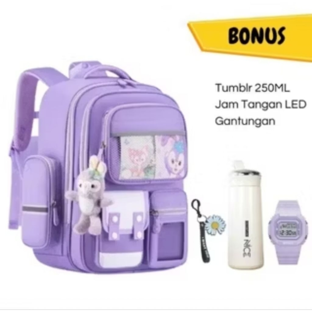 BBS GIRLS กระเป๋าสําหรับองค์ประกอบและ MIDDLE SCHOOL, FOX CHILDRENS SCHOOL BAGS, ใหม่ล่าสุดกระเป๋าเป้