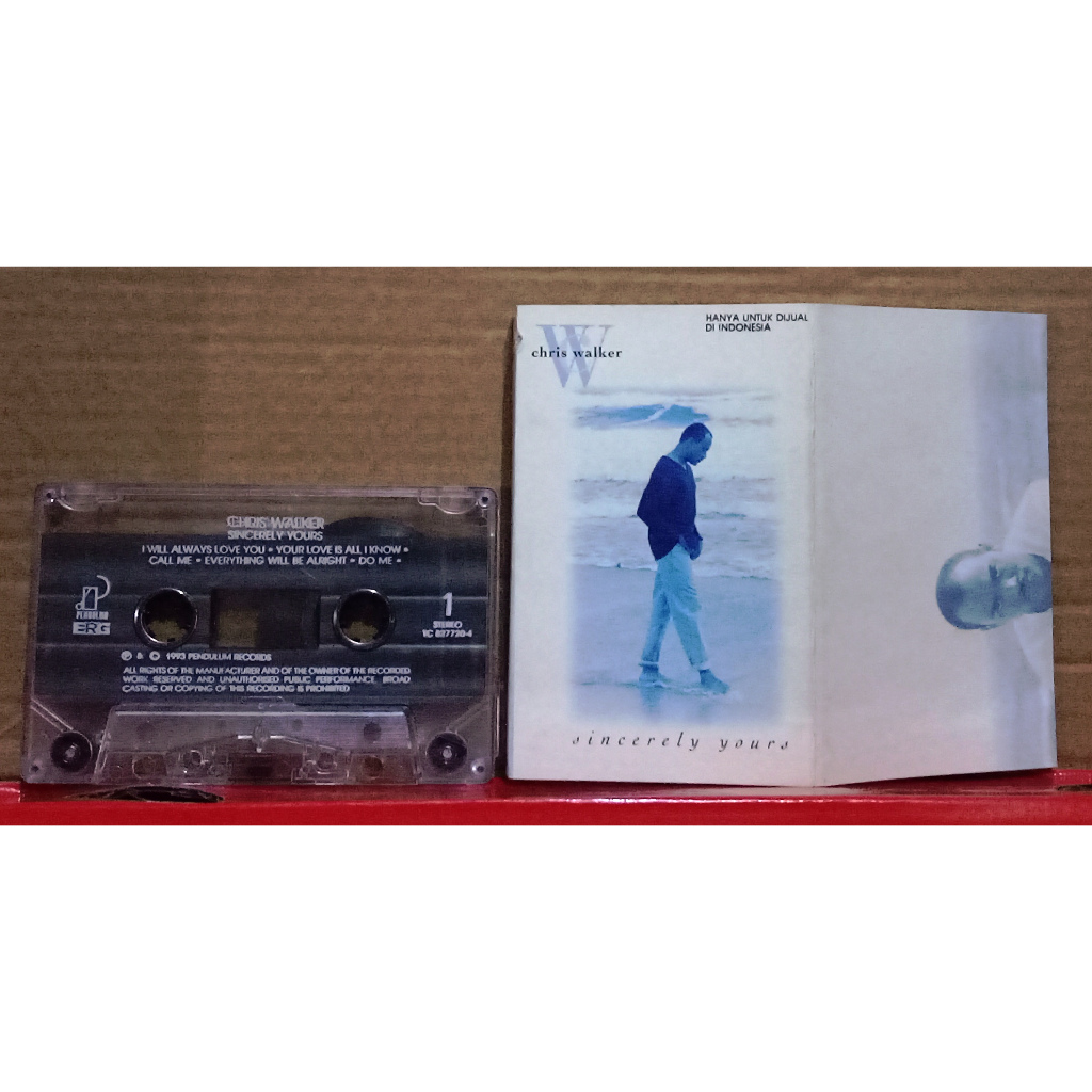 CHRIS WALKER - SINCERELY YOURS - เทปคาสเซ็ต