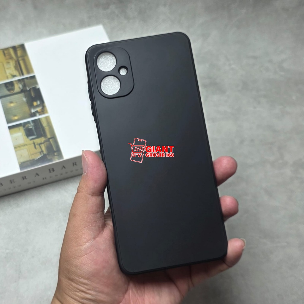 SAMSUNG A06 5G CASE MACAROON BLACK SILICON สีดํา SAMSUNG A06 5G