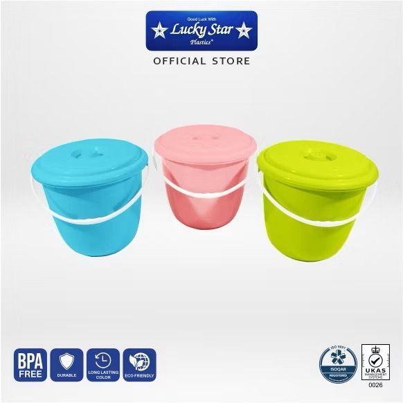 2.5 GL GG Plasticik Egg Bucket + ฝาปิด 3203-DX-T