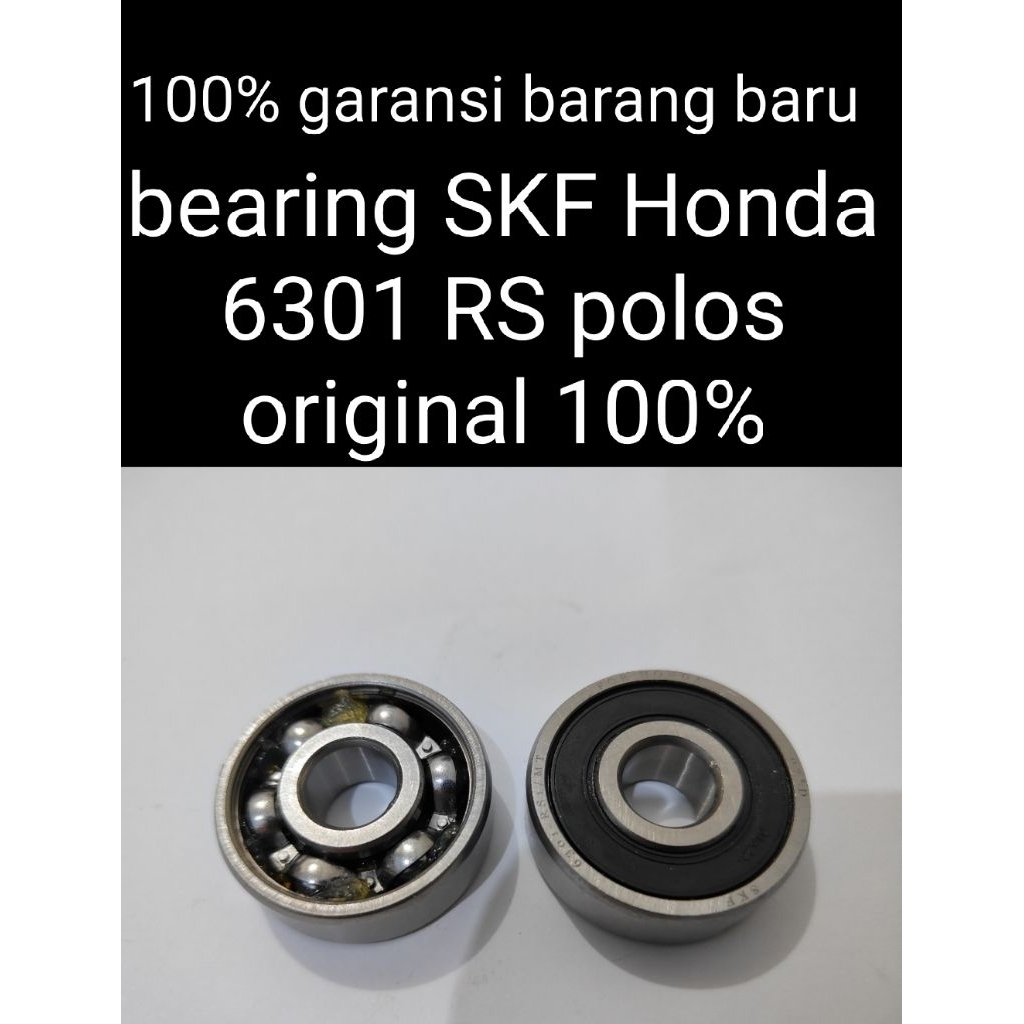 Honda SKF 6301rs แพ็คเกจหน่วยแบริ่งธรรมดา ของแท้ 100%
