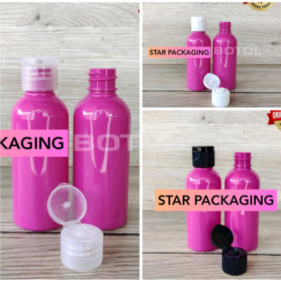 60ml Bottle Fliptop Cap 60ml สีชมพู FANTA Fliptop Bottle 60ml ขวดสีชมพู