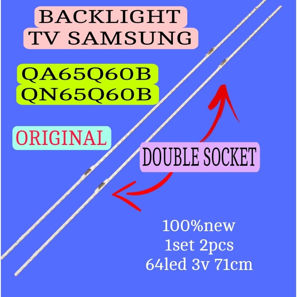 โคมไฟ LED BACKLIGHT BL ทีวี SAMSUNG QA65Q60BAK QN65Q60BAK 65Q60B QA65Q60BAR QA65Q60BAU