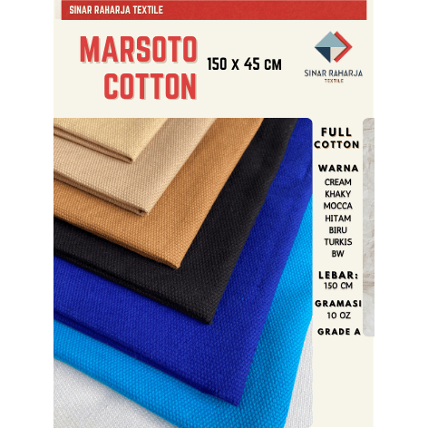 MARSOTO COTTON CANVAS FABRIC 150 X 50 / MARSOTO CANVAS / TARPAULIN CANVAS