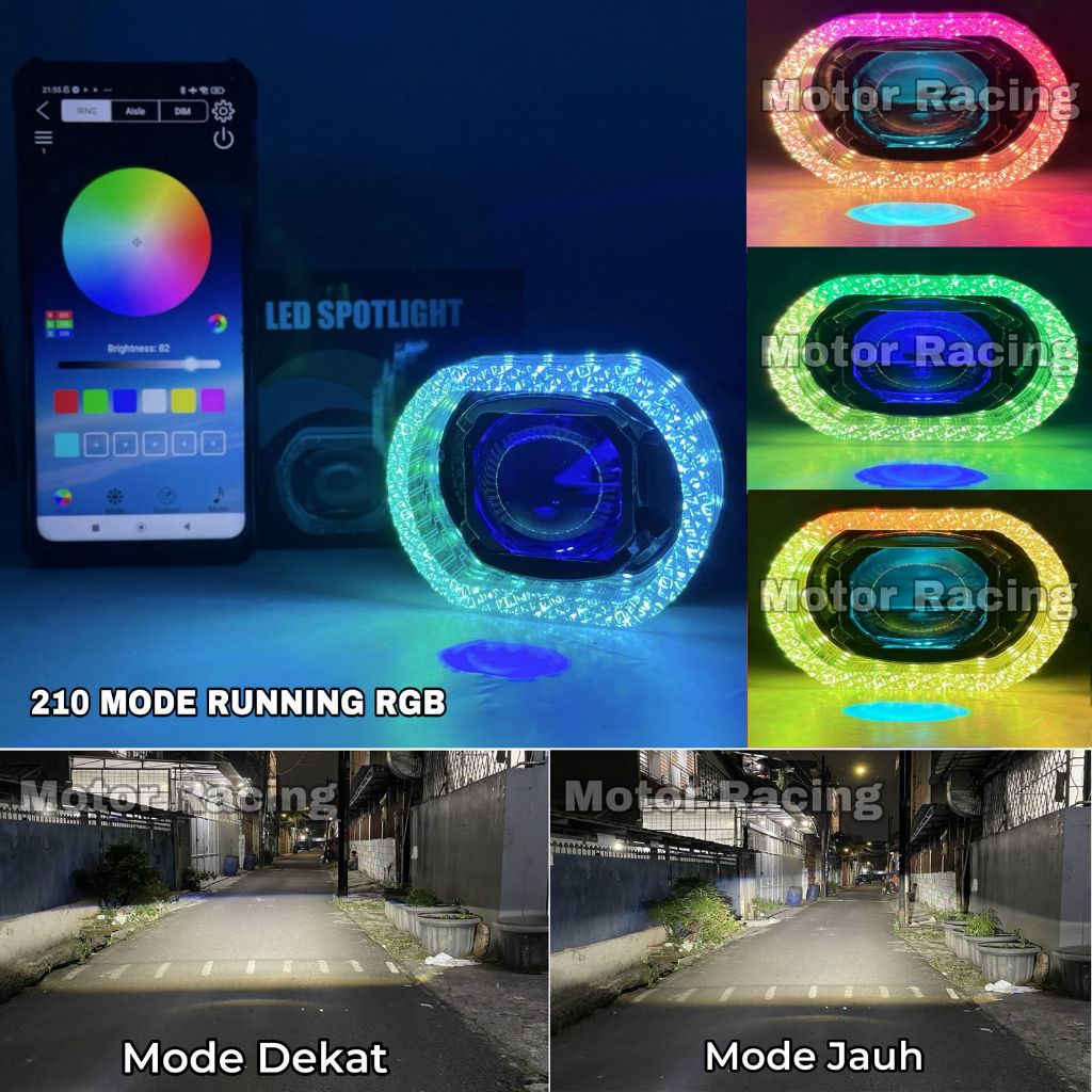 โปรเจคเตอร์ Biild Matrix 3 INCH APP โปรเจคเตอร์ Matrix X1 LED RGB APP Matrix X1 Bild Epicracing สามา