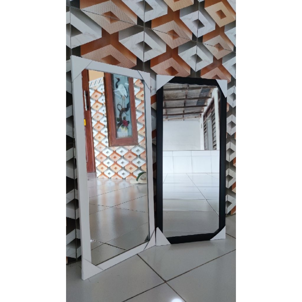 กระจกมินิมอล ขนาด 30x65//กระจกสวยมินิมอล//FREE WOODEN PACKING