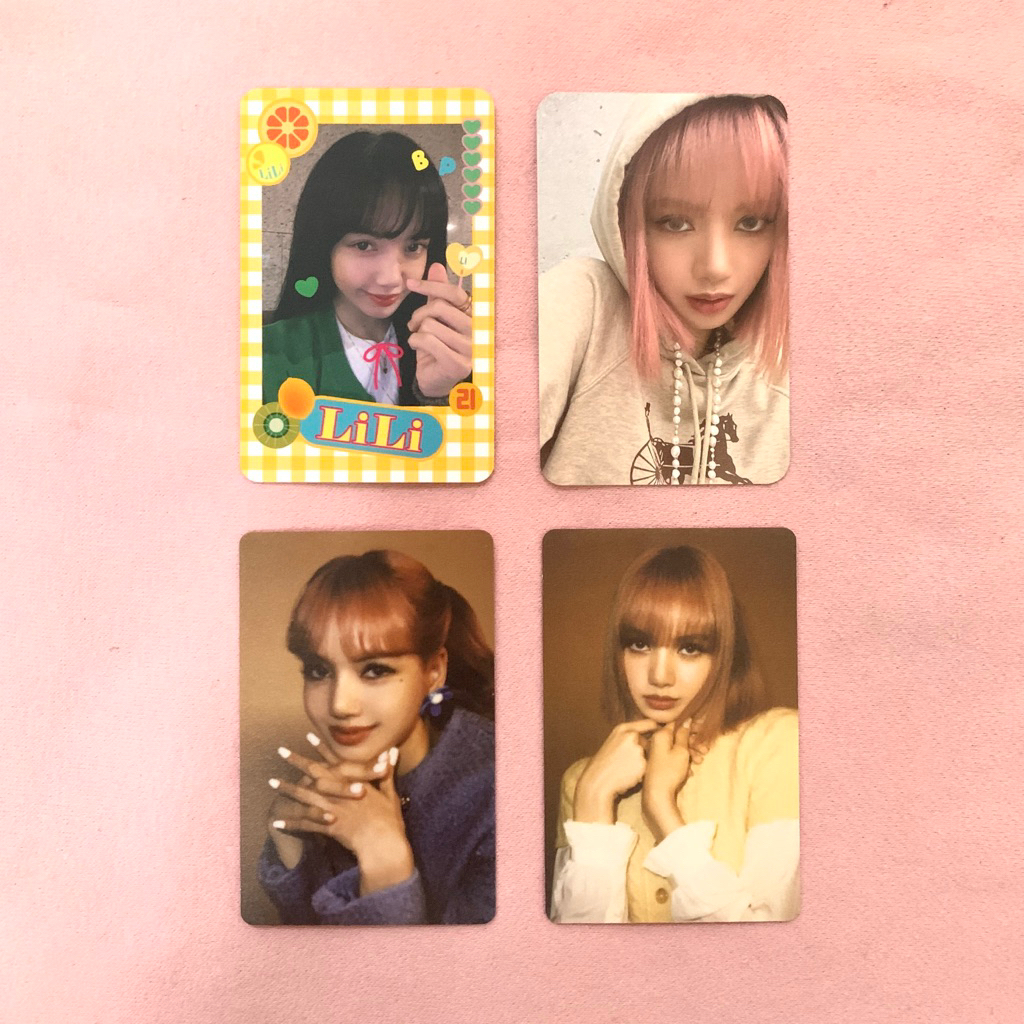 [OFFICIAL] LISA BLACKPINK PHOTOCARD LALISA SPRING EDITION POLAROID LILI YG BOX 8 ED WEVERSE MEMBERSH
