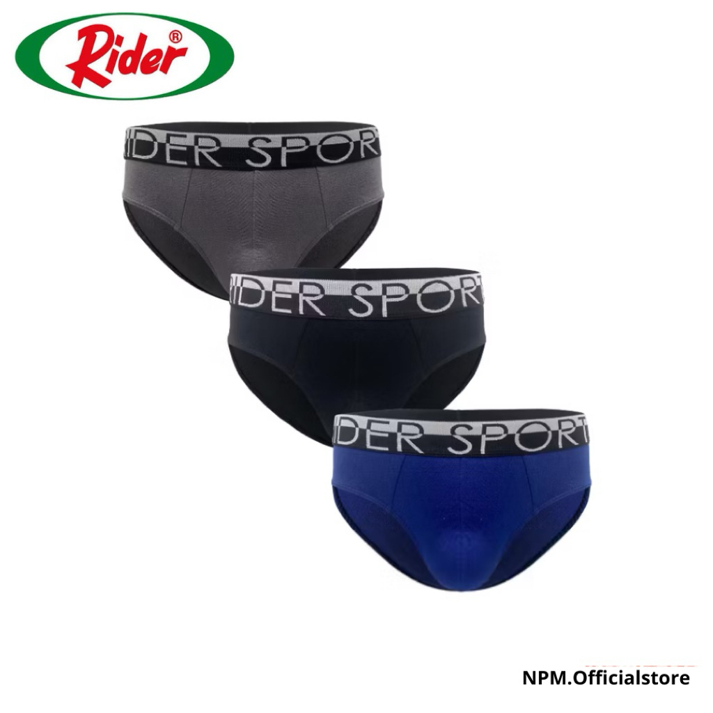 KATUN NPM - กางเกงใน 3 ชิ้น [ Rider sport / R782B] ผ้าคอตตอน 100%