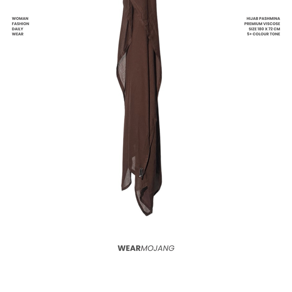 MOJANG DAILY HIJAB PASHMINA VISCOSE PREMIUM