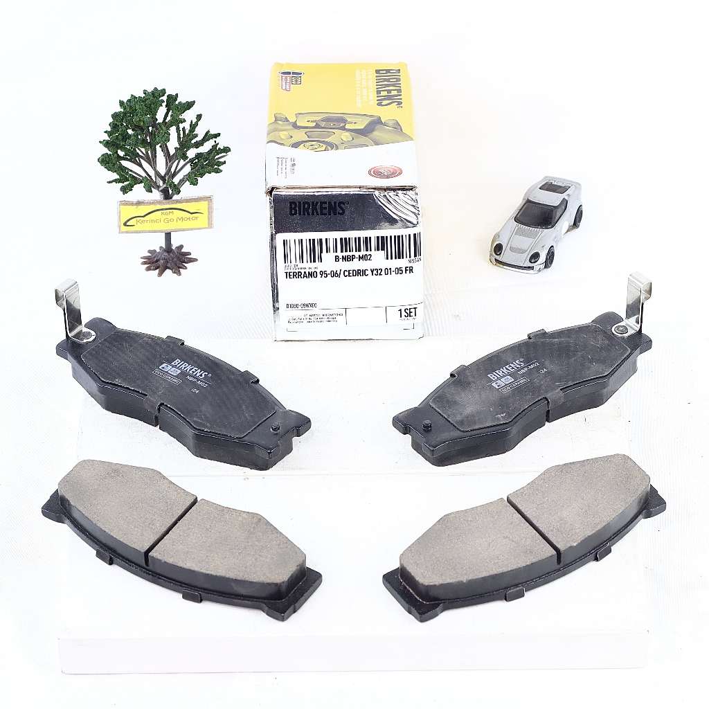 ผ้าเบรกหน้า Birkens NBP-M02 Terrano 95-On Cedric Y32 01-05