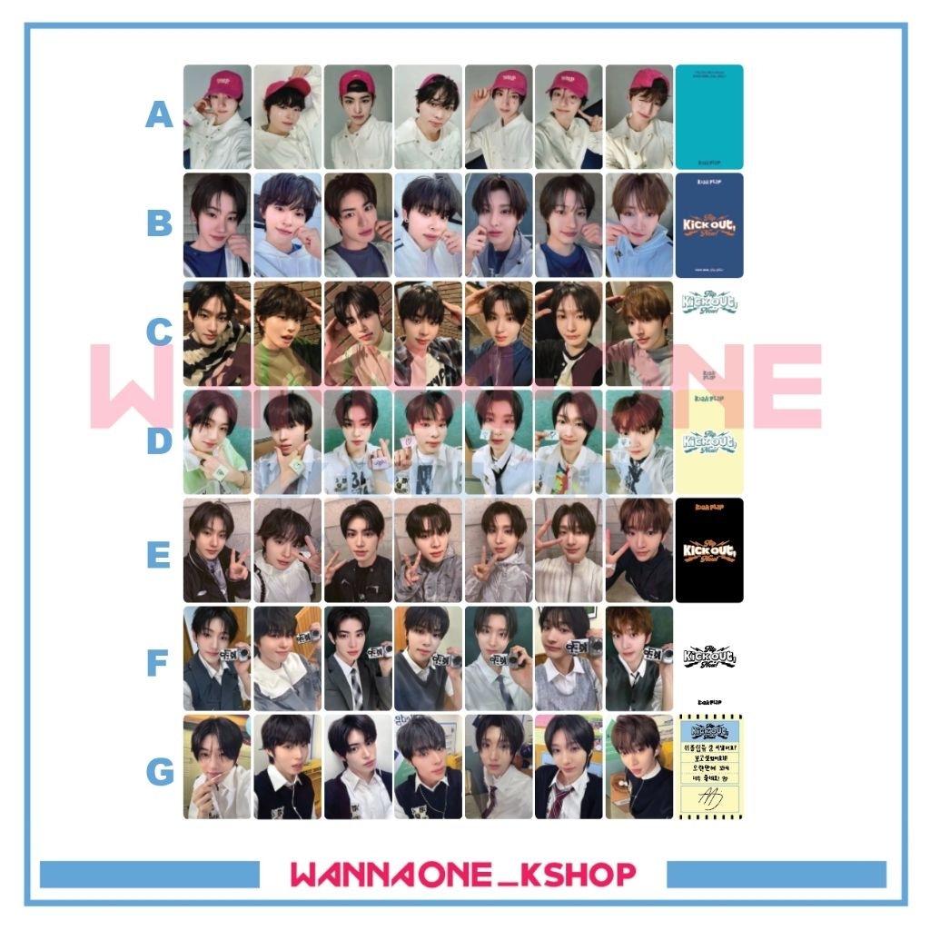 Photocard kickflip flip it KICK OUT อัลบั้ม pub