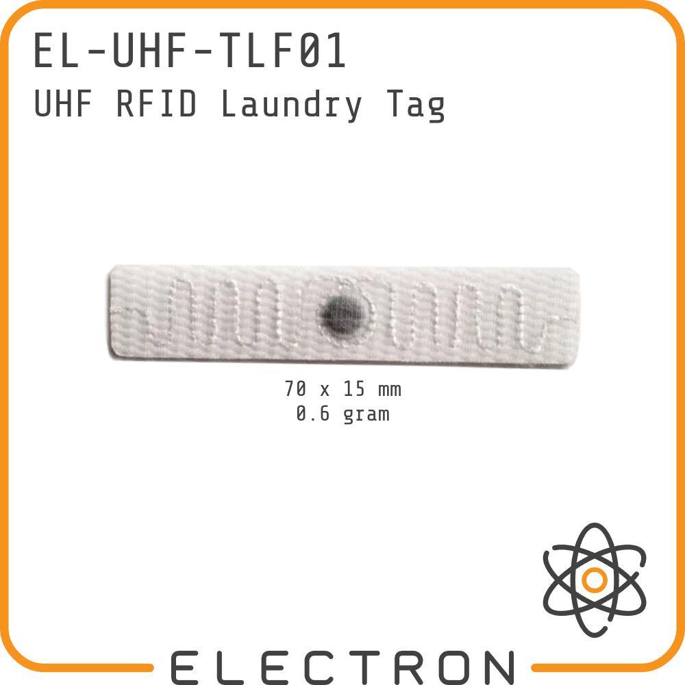 EL-UHF-TLF01 UHF RFID Laundry Tag ผ้ายืดหยุ่น