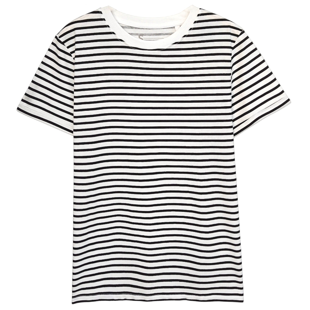 [AMW 837] FSBN เสื้อยืดแขนสั้นลายทางผู้หญิง