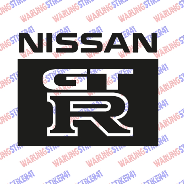 สติ๊กเกอร์ Nissan gt r สติ๊กเกอร์ตัดแบบกําหนดเองสุดเท่