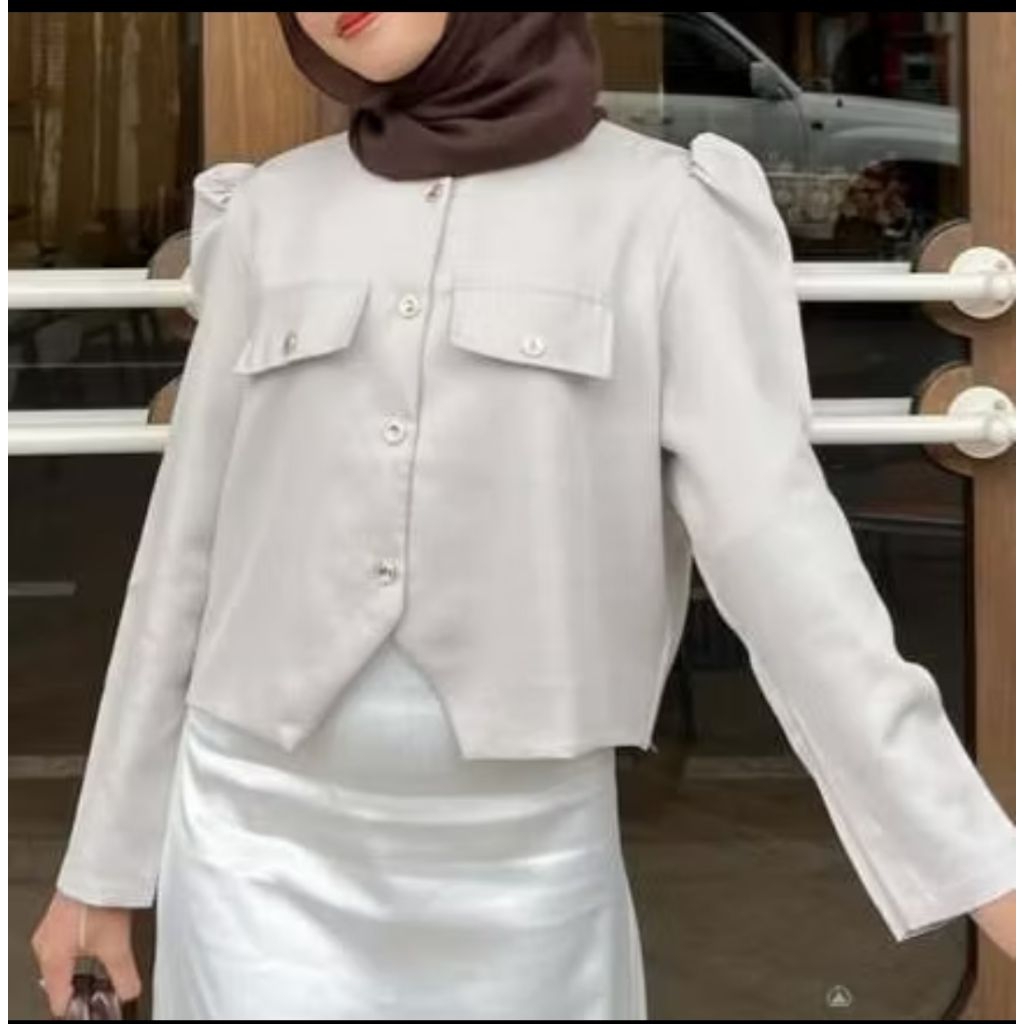 Nana Crop Blazer สําหรับผู้หญิง เสื้อครอปผู้หญิงสไตล์เกาหลีล่าสุด