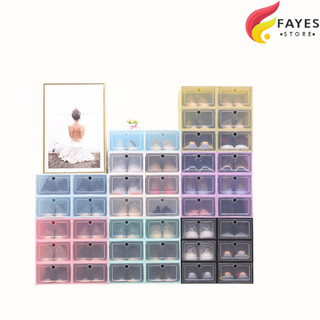FAYES COD FAYES Kotak Sepatu Transparan Lipat | Box Penyimpanan Susun Anti Debu U36/U98