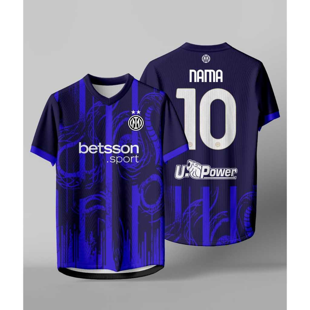 ใหม่ล่าสุด 1NT3R M1L4N JERSEY 2025 ชื่อและหมายเลขด้านหลังฟรี